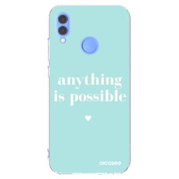Átlátszó szilikon tok az alábbi mobiltelefonokra Huawei P Smart 2019 - Anything is possible