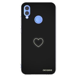 Átlátszó szilikon tok az alábbi mobiltelefonokra Huawei P Smart 2019 - Heart
