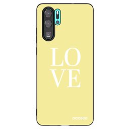 Fekete szilikon tok az alábbi mobiltelefonokra Huawei P30 Pro - Love