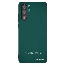 Fekete szilikon tok az alábbi mobiltelefonokra Huawei P30 Pro - Addicted