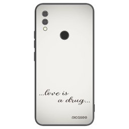 Fekete szilikon tok az alábbi mobiltelefonokra Xiaomi Redmi Note 7 - Love is a drug