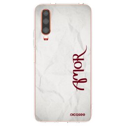 Átlátszó szilikon tok az alábbi mobiltelefonokra Huawei P30 - Amor
