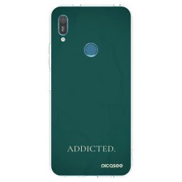 Átlátszó szilikon tok az alábbi mobiltelefonokra Huawei Y6 2019 - Addicted