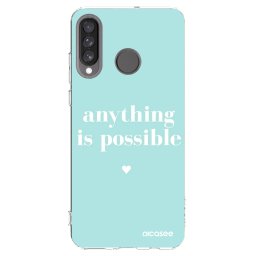 Átlátszó szilikon tok az alábbi mobiltelefonokra Huawei P30 Lite - Anything is possible