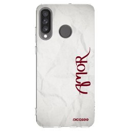 Átlátszó szilikon tok az alábbi mobiltelefonokra Huawei P30 Lite - Amor
