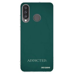 Átlátszó szilikon tok az alábbi mobiltelefonokra Huawei P30 Lite - Addicted
