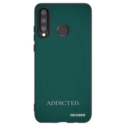 Fekete szilikon tok az alábbi mobiltelefonokra Huawei P30 Lite - Addicted