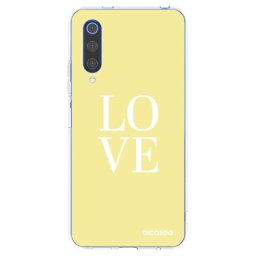 Átlátszó szilikon tok az alábbi mobiltelefonokra Xiaomi Mi 9 SE - Love