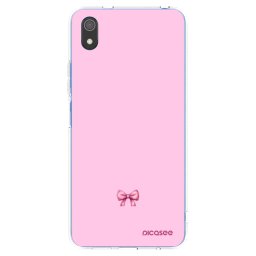 Átlátszó szilikon tok az alábbi mobiltelefonokra Xiaomi Redmi 7A - Blush bow