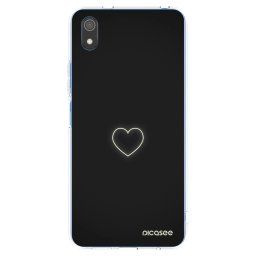 Átlátszó szilikon tok az alábbi mobiltelefonokra Xiaomi Redmi 7A - Heart