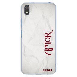 Átlátszó szilikon tok az alábbi mobiltelefonokra Xiaomi Redmi 7A - Amor