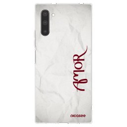 Átlátszó szilikon tok az alábbi mobiltelefonokra Samsung Galaxy Note 10 N970F - Amor