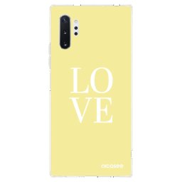 Átlátszó szilikon tok az alábbi mobiltelefonokra Samsung Galaxy Note 10+ N975F - Love