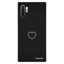 Átlátszó szilikon tok az alábbi mobiltelefonokra Samsung Galaxy Note 10+ N975F - Heart