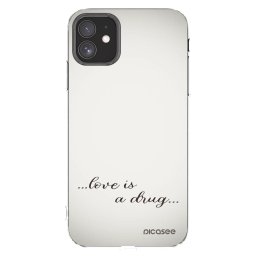 Átlátszó szilikon tok az alábbi mobiltelefonokra Apple iPhone 11 - Love is a drug