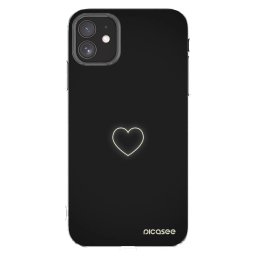 Átlátszó szilikon tok az alábbi mobiltelefonokra Apple iPhone 11 - Heart