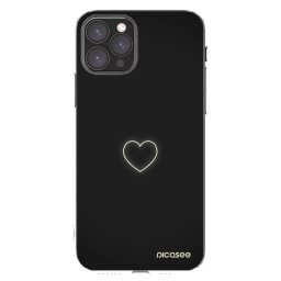 Átlátszó szilikon tok az alábbi mobiltelefonokra Apple iPhone 11 Pro - Heart