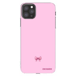Átlátszó szilikon tok az alábbi mobiltelefonokra Apple iPhone 11 Pro Max - Blush bow