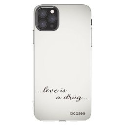 Átlátszó szilikon tok az alábbi mobiltelefonokra Apple iPhone 11 Pro Max - Love is a drug