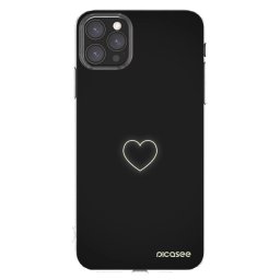 Átlátszó szilikon tok az alábbi mobiltelefonokra Apple iPhone 11 Pro Max - Heart