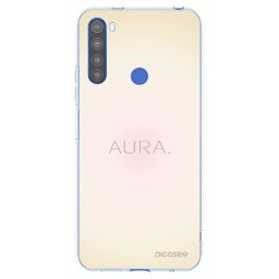 Átlátszó szilikon tok az alábbi mobiltelefonokra Xiaomi Redmi Note 8T - Aura