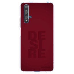 Átlátszó szilikon tok az alábbi mobiltelefonokra Huawei Nova 5T - Desire