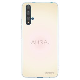 Átlátszó szilikon tok az alábbi mobiltelefonokra Huawei Nova 5T - Aura