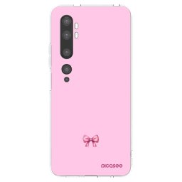 Átlátszó szilikon tok az alábbi mobiltelefonokra Xiaomi Mi Note 10 (Pro) - Blush bow