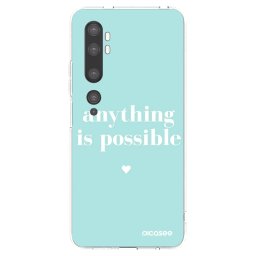 Átlátszó szilikon tok az alábbi mobiltelefonokra Xiaomi Mi Note 10 (Pro) - Anything is possible
