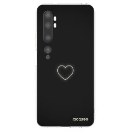 Átlátszó szilikon tok az alábbi mobiltelefonokra Xiaomi Mi Note 10 (Pro) - Heart