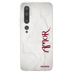 Átlátszó szilikon tok az alábbi mobiltelefonokra Xiaomi Mi Note 10 (Pro) - Amor