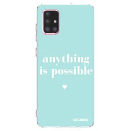 Átlátszó szilikon tok az alábbi mobiltelefonokra Samsung Galaxy A71 A715F - Anything is possible