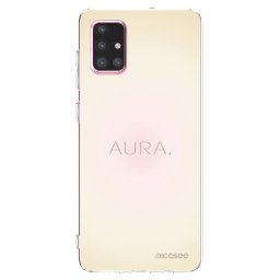 Átlátszó szilikon tok az alábbi mobiltelefonokra Samsung Galaxy A71 A715F - Aura