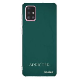 Átlátszó szilikon tok az alábbi mobiltelefonokra Samsung Galaxy A71 A715F - Addicted