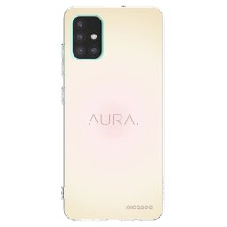 Átlátszó szilikon tok az alábbi mobiltelefonokra Samsung Galaxy A51 A515F - Aura