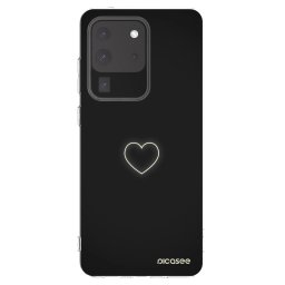 Átlátszó szilikon tok az alábbi mobiltelefonokra Samsung Galaxy S20 Ultra 5G G988F - Heart