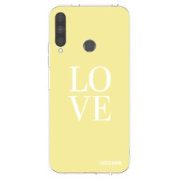 Átlátszó szilikon tok az alábbi mobiltelefonokra Huawei P40 Lite E - Love