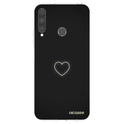 Átlátszó szilikon tok az alábbi mobiltelefonokra Huawei P40 Lite E - Heart