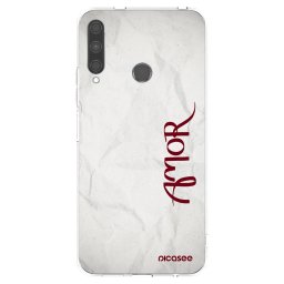 Átlátszó szilikon tok az alábbi mobiltelefonokra Huawei P40 Lite E - Amor