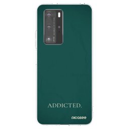 Átlátszó szilikon tok az alábbi mobiltelefonokra Huawei P40 Pro - Addicted