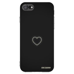 Átlátszó szilikon tok az alábbi mobiltelefonokra Apple iPhone SE 2020 - Heart