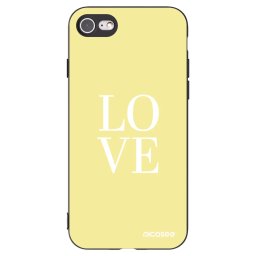 Fekete szilikon tok az alábbi mobiltelefonokra Apple iPhone SE 2020 - Love