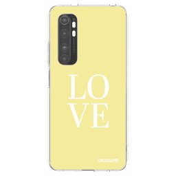 Átlátszó szilikon tok az alábbi mobiltelefonokra Xiaomi Mi Note 10 Lite - Love