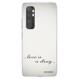 Átlátszó szilikon tok az alábbi mobiltelefonokra Xiaomi Mi Note 10 Lite - Love is a drug