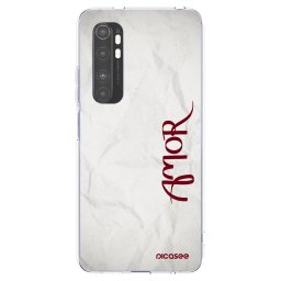 Átlátszó szilikon tok az alábbi mobiltelefonokra Xiaomi Mi Note 10 Lite - Amor