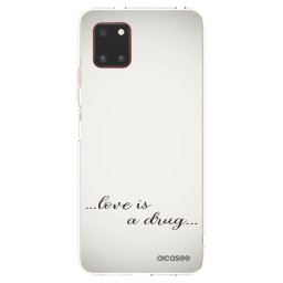 Átlátszó szilikon tok az alábbi mobiltelefonokra Samsung Galaxy Note 10 Lite N770F - Love is a drug