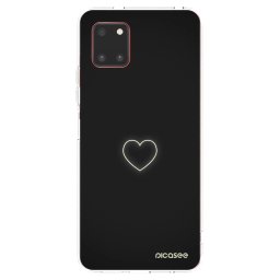 Átlátszó szilikon tok az alábbi mobiltelefonokra Samsung Galaxy Note 10 Lite N770F - Heart