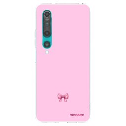 Átlátszó szilikon tok az alábbi mobiltelefonokra Xiaomi Mi 10 - Blush bow