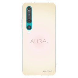 Átlátszó szilikon tok az alábbi mobiltelefonokra Xiaomi Mi 10 - Aura