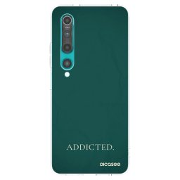 Átlátszó szilikon tok az alábbi mobiltelefonokra Xiaomi Mi 10 - Addicted